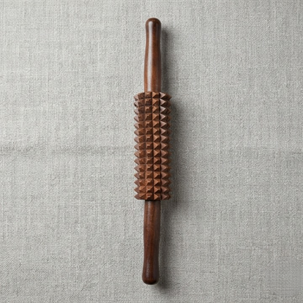 Handcrafted Wooden Thighs and Calves Massager – Reflexology & Muscle Roller