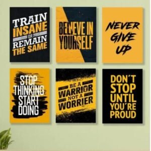 37041c035e3984693fd2e3bfb5e494a5 Set Of 6 Motivational Quotes Wooden Tiles For Wall Decoration Sticky Photo Tiles With Double Tape Premium Quality Elegant Look Reliable Utility Compact Build