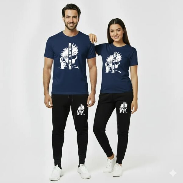 3938697ab5ceb2d0f3cd2611d1e73c0b Top Trending Gojo Satoru Anime Printed Tracksuit for Men & Women – Premium Casual T-Shirt & Trouser Set (Random Color)