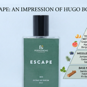 3994de71b2d6d623b31220b5da1791b8 Escape – Impression of Hugo Boss Bottled | Woody Spicy Extrait de Parfum for Men | 50ml with Premium Box & Carry Bag
