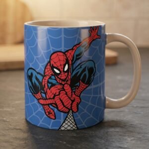 Spiderman Ceramic Mug | High Quality Glass Ceramic With Double Sided Print