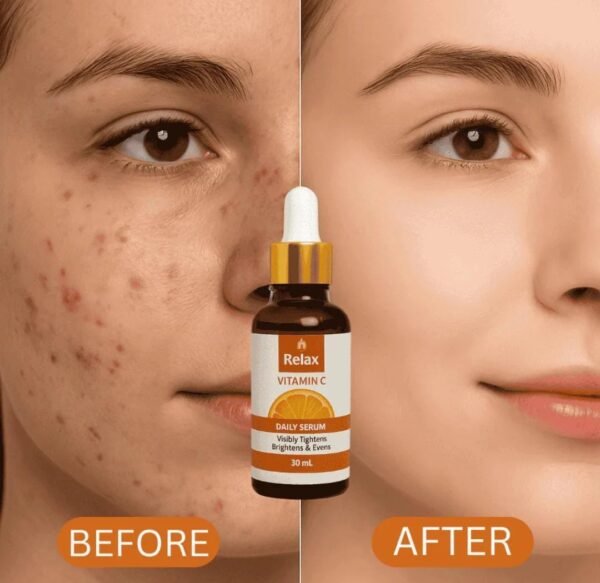 Relax Vitamin C Daily Serum – Brightening & Anti-Aging Face Serum - 30ml
