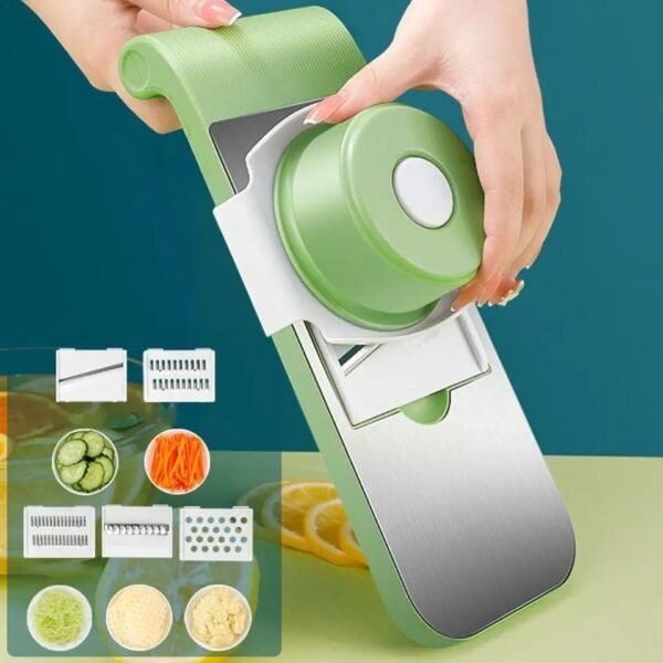 3b6940fef9420de51b48c5b2eba1abf2 Multifunctional Stainless Steel Vegetable Slicer And Chopper - Kitchen Tool Designed For Food Preparation And Daily Cooking Routine
