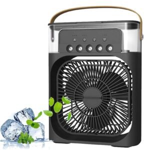 3c5299e432d9df89c737862539c4e322 Mini Portable Air Cooler Fan with Evaporative Cooling | 3-Speed Personal Air Conditioner | Random Color