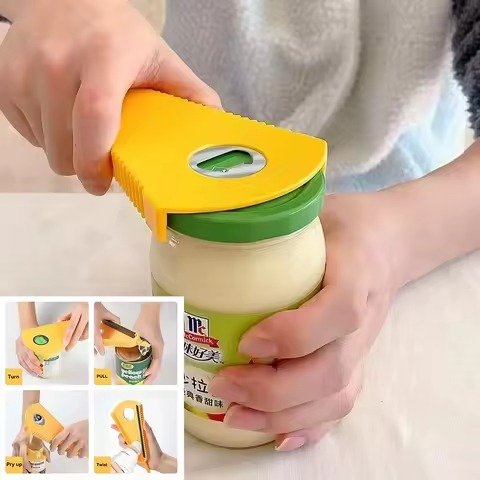 3da322654d10e8d2e93a66b5e3c742f5 Jar Opener - Multi Functional Ergonomic Lid Remover Tool For Weak Hands, Seniors, And Effortless Kitchen Gadget For Tight Caps