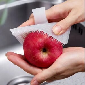 411deb6ecd93457814262631beb684cf Silicone Fruit And Vegetable Cleaning Brush With Handle Flexible Kitchen Cleaning Tool For Potatoes Carrots Corn | Random Color