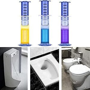 4154Kt91JfS Toilet Cleaning Stamp Gel Toilet Injection Gel Flower Bathroom Cleaner Toilet Gel (random color)