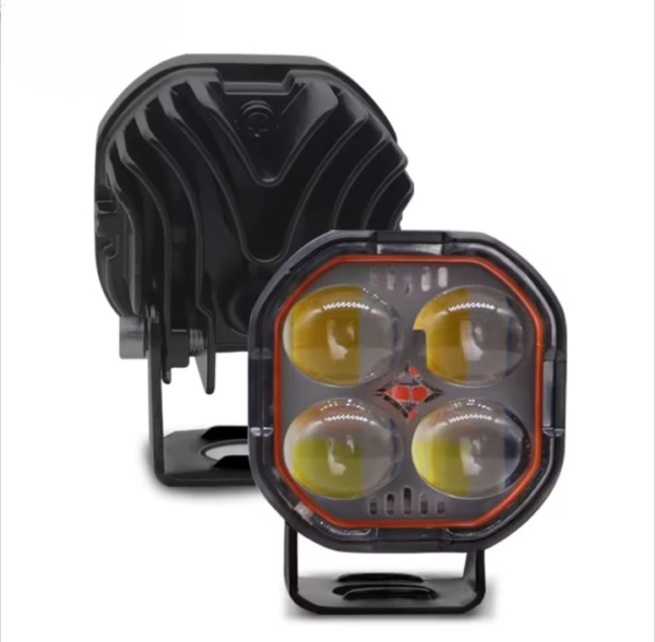 41e8be1d8a3b0b65f89948234f5856fc New Cube Four-Leaf Crocodile LED Car Work Light – 5.08 cm High Brightness Combination Beam, 12–24V Hardwired, Adjustable Bracket for ATV, SUV, UTV, Off-Road Truck and Boat