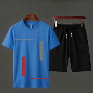 45a9ab8e9ca9895a300a20188adf4508 Pack of 2 Tracksuit 1 PCs shirt & 1 PCs short HY Boutique Men's Summer shirt & Shorts Tracksuit Set – Lightweight & Comfortable Casual Wear