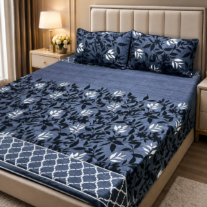 466e6f160fcbe646bf641d307bcd71fc 3D Crystal Cotton 3-piece Bedsheet Set AY0010014