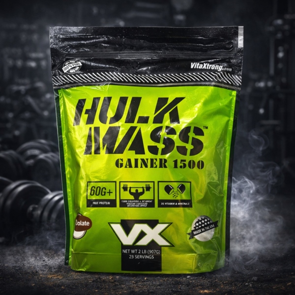 472b24fe698e2630ef775c9e31c645b1 VitaXtrong VX Hulk Mass Gainer 1500 Dietary Supplement Heavy Weight Builder – 2 LBS (907g)