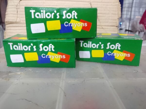 Tailor's Soft Crayons – 10 Pieces Professional Fabric craft Marking Chalk Set