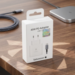 48f6f479a7db4346e97251cfe7b981ca Sabawoon 45W PD USB-C Fast Charger | Super Fast Wall Adapter | Black/White Random Color