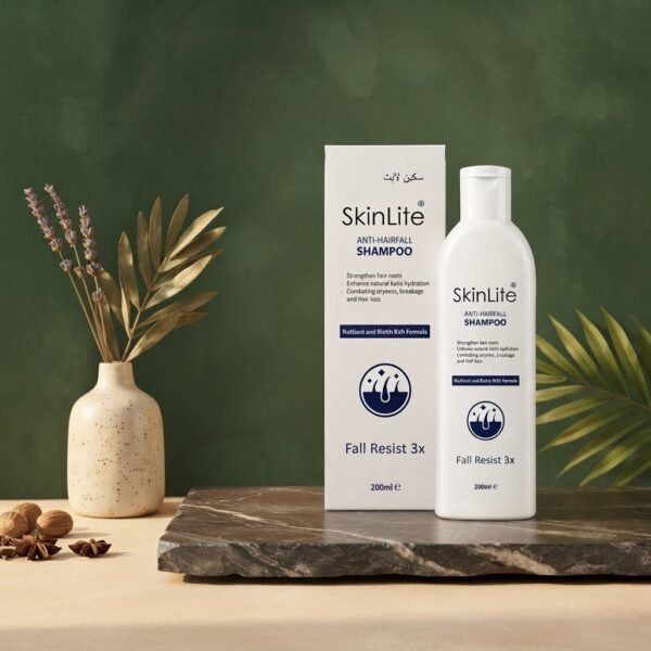 4916e7a375f6b8df40c018f7a5e8e7fa SkinLite Anti Hairfall Shampoo 200ml Nutrient And Biotin Rich Formula Strengthens Roots Reduces Hair Loss Promotes Healthy Thick Hair