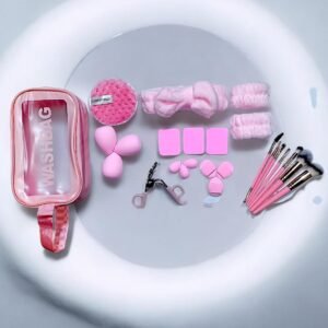 4aed5cf7e16cd119c4f0f3c36b49d6bb Multipurpose Travel Makeup Kit with Brushes, Beauty Blenders and Accessories Set ~ Random Color