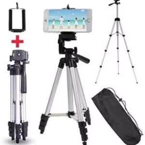 Adjustable Tripod Stand for Mobile & Camera – Universal Phone Clip for Vlogging, Reels, Photography & Video Recording