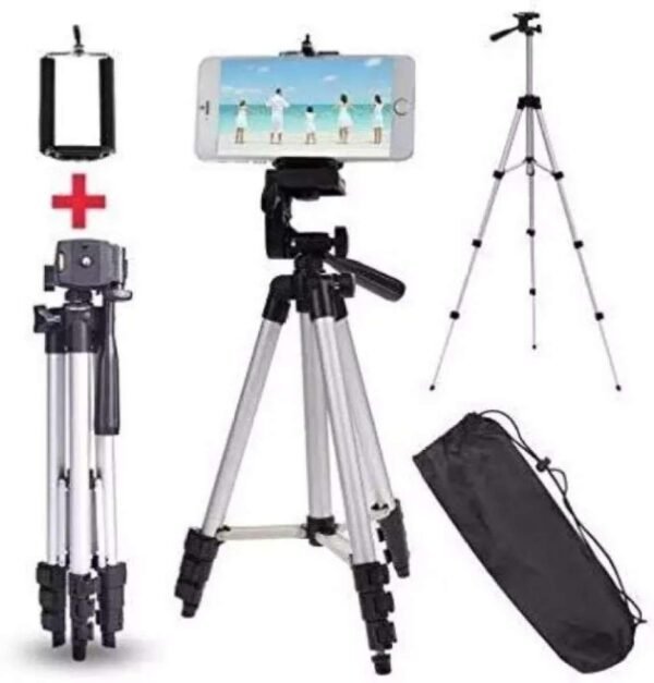 4bd3654c62c958b92bdc66c49bc5e1f9 Adjustable Tripod Stand for Mobile & Camera – Universal Phone Clip for Vlogging, Reels, Photography & Video Recording