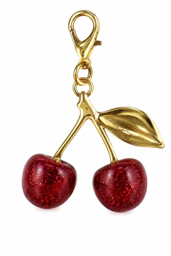 4d70295b7d07fbe4f628a244e2e9b324 Red Cherry Keychain Pendant – Cute Fruit Keyring Charm for Women