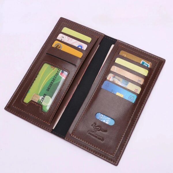 505ad1ed815bc52125b343f68f76206e Kangro Brand Vintage PU Leather Long Wallet and Fold Leather Wallet for Men