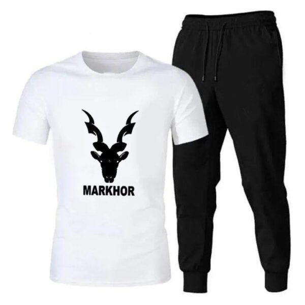 50a6b32a5fe71c84139c66e02fe89766 Premium Micro Men’s Tracksuit Markhor Print Comfortable Sportswear For Gym Workout Training And Daily Wear