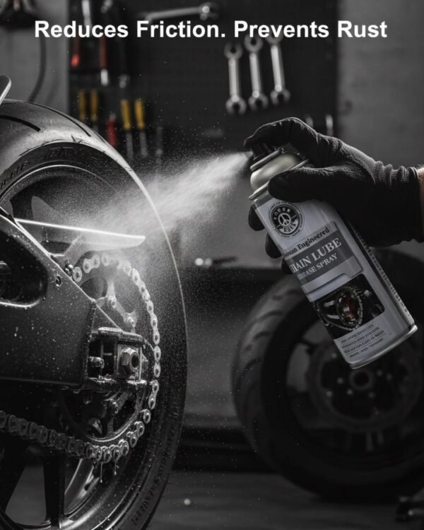 510f230e3631bba563ed0afa13b24c38 THREE GUYS Multi-Purpose Chain Lube Grease Spray | High-Performance Lubricant | German Engineered (450ml)