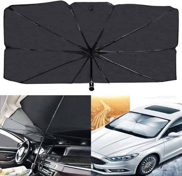 518a90b21fb01cde9c0dc8710072698a Universal Foldable Car Windshield Sun Shade Umbrella – UV Protection & Heat Insulation Cover
