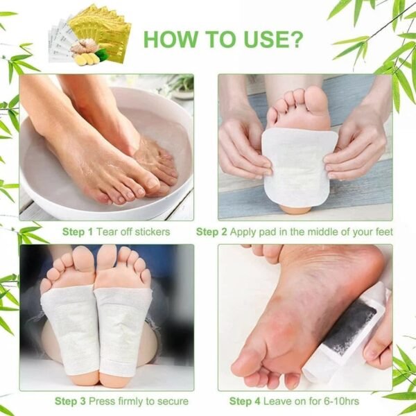 51f23cbf40407e99aa47bec141aeae64 Kinoki Premium Natural Foot Detox Patches – Bamboo Vinegar Cleansing Foot Pads (Pack of 10)