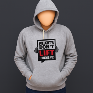 52bc91a6db707941234d9ee31f419b2a New Summer Collection Full Grey Hoodie Weight Don't Lift Printed For Men And Boys