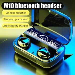 5410d345f357a923ca62010ba0a3f75f M10 TWS Bluetooth 5.3 Earbuds | Original M10 | LED Display | Wireless Earphones with Microphone