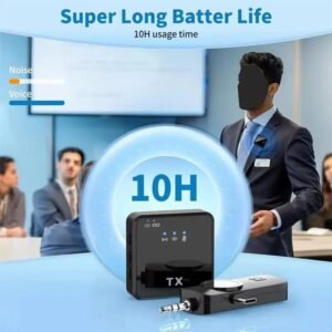 543c724bf0f70c0bfc10fd254689f58b F11 Dual Wireless Lavalier Microphone System with 3-in-1 Universal Receiver
