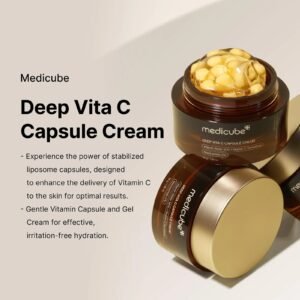 55b66932115c152920c62304cd8a6719-1 Medicube Deep Vita C Capsule Cream 55g | Brightening & Anti-Aging Vitamin C Moisturizer | Glowing Skin Care