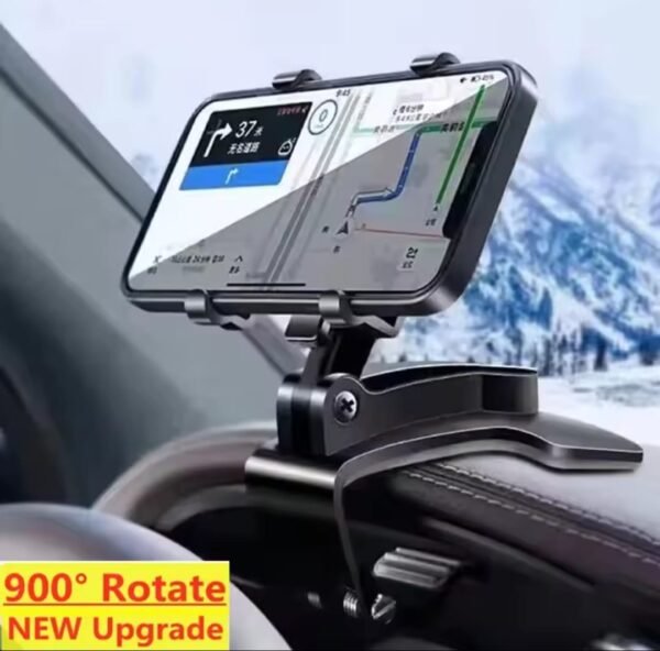 560c06de5db6b026d9102bc5dfe9823d Dashboard Car Phone Holder ABS – 360° Rotatable Mobile Phone Sun Visor & Rear View Mirror Mount Support for Smartphones