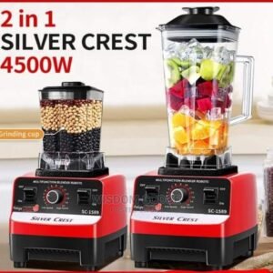 56e377ca481e90ae6f5d05ed60ba1f44 Silver Crest SC-1589 2 in 1 High Power Blender 4500W – Multi-Function Grinder & Smoothie Maker