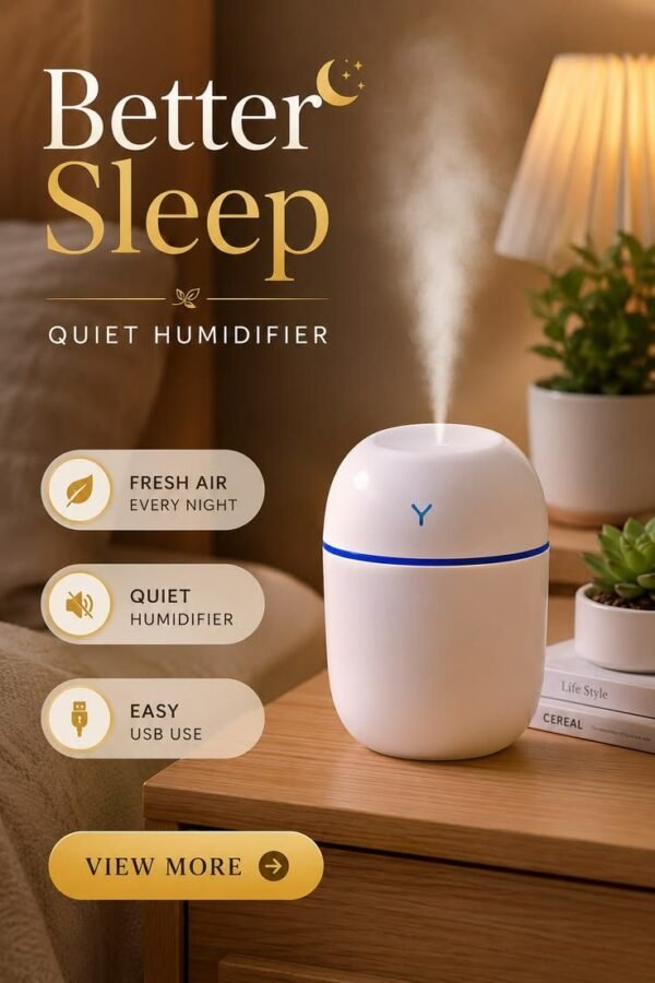 57436dbdece6a445e323e3b820a84891 Mini Silent Humidifier - USB Aroma Diffuser