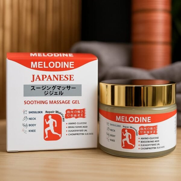 58507d4bd225336405cee04cd6758e92 MELODINE Japanese Soothing Massage Gel – Fast-Absorbing Herbal Relief for Muscle & Joint Pain (Neck, Back, Knee, Shoulder 30gram