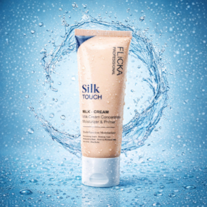5b3677610de62e184aa21934b6357c14 FLICKA Professional Silk Touch Milk-Cream Concentrate 60g | 3-in-1 Moisturizer, Primer & Makeup Base | Multi-Function Hydrating Face Cream