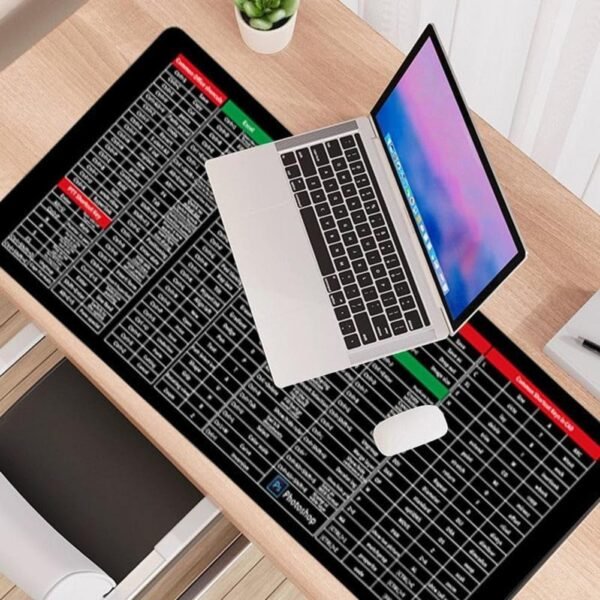 5b79f3567d9e404872b7ddc85059f6a1 Keyboard Mouse Mat Large Surface Smooth Texture Durable Material Non Slip Base Comfortable Daily Use