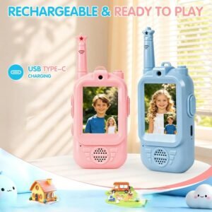 Kids Video Walkie Talkie Toy – 2 Way Communication Toy