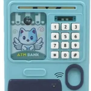 5e8d061415dd6bd53d19c6e49eb70dda Creative Money Box ATM Machine | Password & Fingerprint Protection | Kids Savings Bank | Music & Auto Roll ( Random Colour And Design)