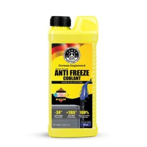 THREE GUYS Antifreeze Coolant Blue – Premium Grade HOAT Coolant | Long-Life Radiator Fluid | Engine Overheat & Freeze Protection | Ready-to-Use Formula (1000) ML
