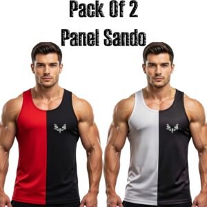 601e8afa5df522d1d8ffbef1dc87232d Pack of 2 Printed Top Tank Sando for Men and Boys | Stylish Panel Gym & Summer Wear