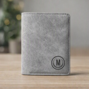 M Men's Premium Leather Wallet – Slim Bifold Card Holder & Cash Wallet | Deal Offer