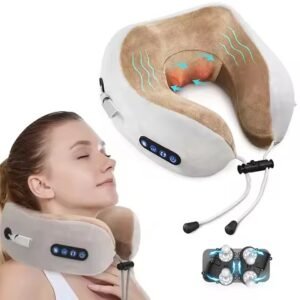 6267a3e02c188e6b7bebebeb7944fac0 Rechargeable Neck Massager U-Shaped Pillow – Multifunctional Portable Shoulder & Cervical Relaxing Massage for Home, Car, Outdoor