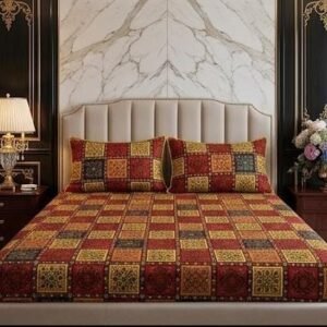 62a5d9ed826bc3d05365b6197e93ff92 3D Crystal Cotton 3-piece Bedsheet Set AY0010031