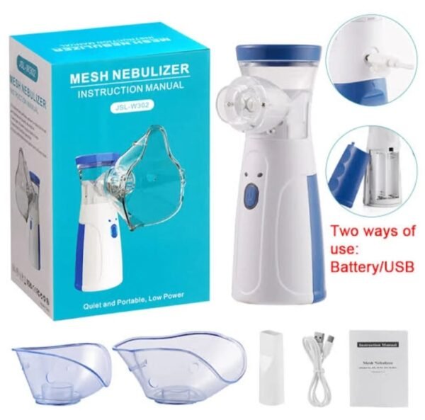 63f4ccdc60abf35250f81d410095290b JSL-W302 Portable Mesh Nebulizer: Quiet, Low-Power Personal Inhaler for Efficient Respiratory Care