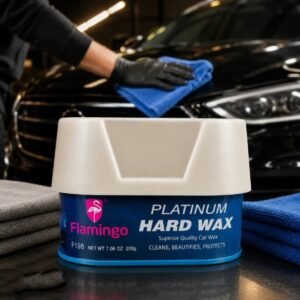 651ef7779d644d8e2bdbda440af8259b Flamingo Platinum Hard Wax Car Polish 200G – High Gloss Carnauba Paste Wax with Hydrophobic Protection for All Vehicle Paint Colors