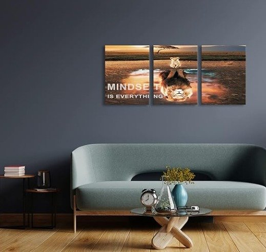 65f5bcf4e6bc413f469dd425aae00df3 coration home decoration item 3 pcs iSLAMIC fRAME board wall decor photo on wall PHOTO TILE canvas art decor for home easy set up with both side tape
