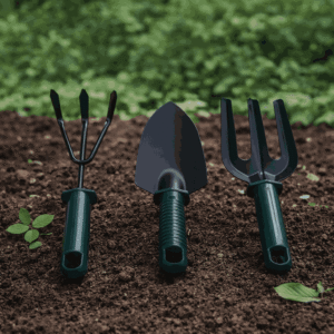 666a8cea9f74d4d42a5d7262c1b12ce7 Premium 3-Piece Mini Garden Tool Set – Heavy-Duty Metal Hand Trowel, Cultivator Rake, and Ergonomic Garden Fork for Indoor and Outdoor Plant Care