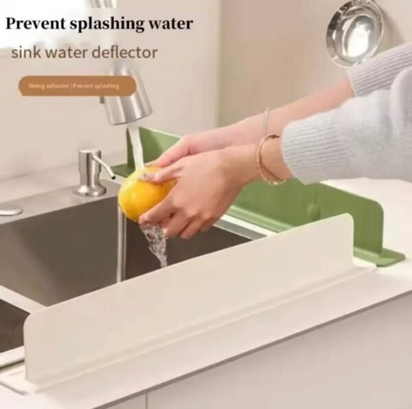 66731bcd8200513e59fb242a46108bdd Silicone Sink Splash Guard With Suction – Flexible Water Splash Stopper for Kitchen & Bathroom Faucets, Countertops & Cleaning Protection (Random Color)