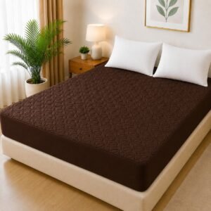 66c7ae2a68c3a418133600dafefc92a9 Ultrasonic Quilted Waterproof Mattress Protector – Joint-Free Fitted Cover (King Size)